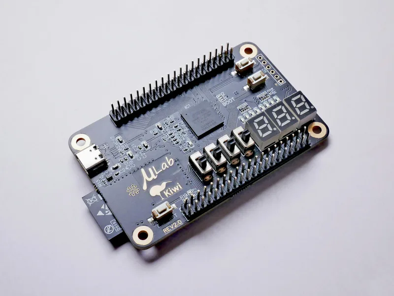 Close-up of a small electronic module